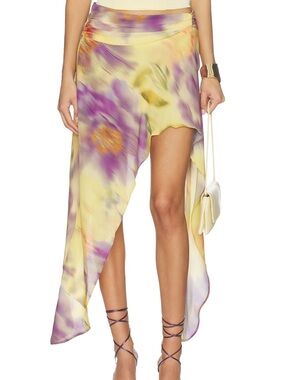 Runaway The Label Tulia Flounce Mini Skirt